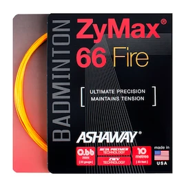 Badminton struna Ashaway Zymax 66 Fire Orange Set