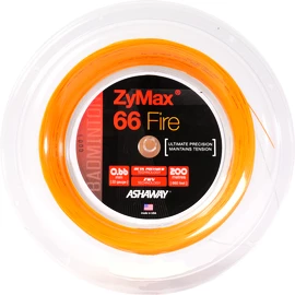 Badminton struna Ashaway ZyMax 66 Fire Power Orange - 200 m