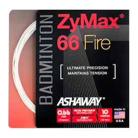 Badminton struna Ashaway Zymax 66 Fire White Set