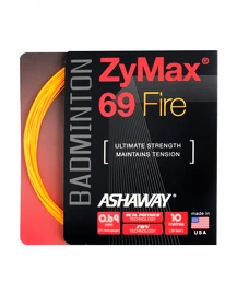 Badminton struna Ashaway ZyMax 69 Fire Orange