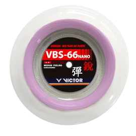 Badminton struna Victor VBS-66N Pink Reel 200 m