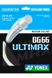 Badminton struna Yonex BG 66 Ultimax White (0.65 mm)