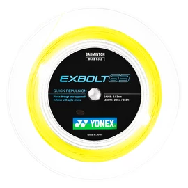 Badminton struna Yonex Exbolt 63 Yellow (200 m)