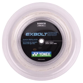 Badminton struna Yonex Exbolt 65 White (200 m)