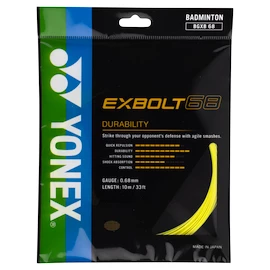 Badminton struna Yonex Exbolt 68 Yellow (10 m)