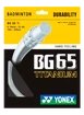 Badminton struna Yonex  Micron BG65Ti White (0.70 mm)