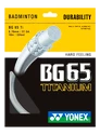 Badminton struna Yonex  Micron BG65Ti White (0.70 mm)