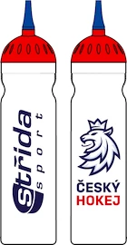 Bidon za hokej CCM Czech Hockey White