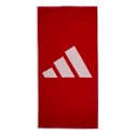 Brisača adidas  3Bar Towel Small Scarlet