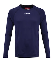 CCM LS Premium Training Tee True Navy Senior