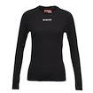 CCM  LS Training Tee Black Senior