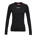 CCM  LS Training Tee Black Senior M