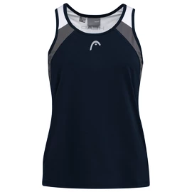 Dekliška brezrokavna majica Head Club 22 Tank Top Girls Dark Blue