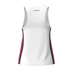 Dekliška brezrokavna majica Head  CLUB 25 Tank Top Girls Red/White