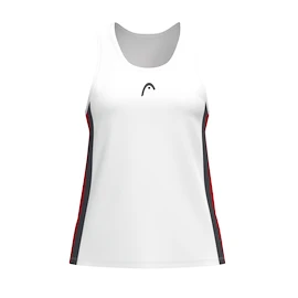 Dekliška brezrokavna majica Head CLUB 25 Tank Top Girls Red/White