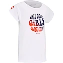 Dekliška majica Babolat  Exercise Cotton Tee Girl White