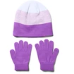 Dekliške rokavice Under Armour  Beanie Glove Combo purple