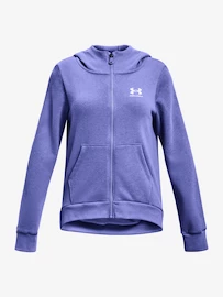 Dekliški pulover Under Armour Rival Fleece LU FZ Hoodie-BLU