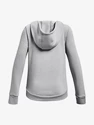 Dekliški pulover Under Armour  Rival Fleece LU FZ Hoodie-GRY