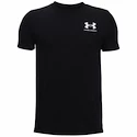 Deška majica Under Armour  Sportstyle Left Chest SS Black