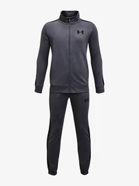 Deški komplet Under Armour Knit Track Suit šedá Pitch Gray