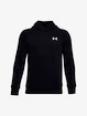 Deški pulover Under Armour  RIVAL COTTON HOODIE black