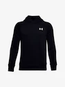 Deški pulover Under Armour  RIVAL COTTON HOODIE black