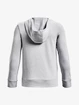 Deški pulover Under Armour  Rival Terry FZ Hoodie-GRY