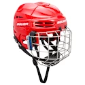 Hokejska čelada Bauer  IMS 5.0 II Combo Red Senior