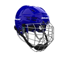 Hokejska čelada Bauer RE-AKT 55 Combo Blue Senior