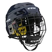 Hokejska čelada CCM Tacks 210 Combo Dark Blue Senior