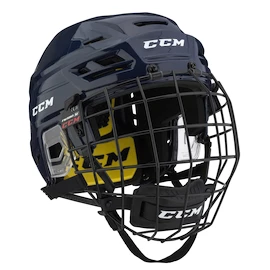 Hokejska čelada CCM Tacks 210 Combo Dark Blue Senior