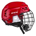 Hokejska čelada CCM Tacks 210 Combo Red Senior