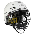 Hokejska čelada CCM Tacks 210 Combo White Senior