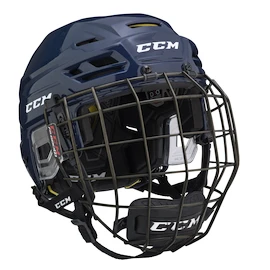 Hokejska čelada CCM Tacks 310 Combo Dark Blue Senior