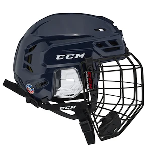 Hokejska čelada CCM Tacks 310 Combo Dark Blue Senior