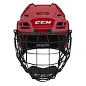 Hokejska čelada CCM Tacks 310 Combo Red Senior