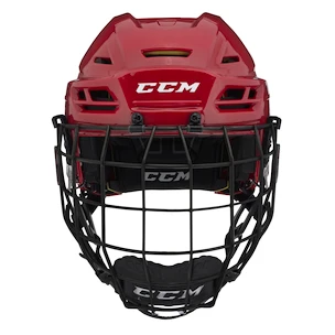 Hokejska čelada CCM Tacks 310 Combo Red Senior