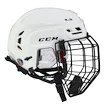 Hokejska čelada CCM Tacks 310 Combo White Senior