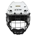 Hokejska čelada CCM Tacks 310 Combo White Senior