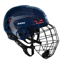 Hokejska čelada CCM Tacks 70 Combo Navy  Senior