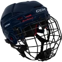 Hokejska čelada CCM Tacks 70 Combo Navy  Senior