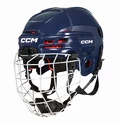 Hokejska čelada CCM Tacks 70 Combo Navy Youth