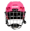 Hokejska čelada CCM Tacks 70 Combo Pink Junior