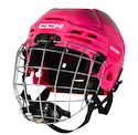 Hokejska čelada CCM Tacks 70 Combo Pink Junior