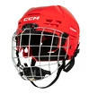 Hokejska čelada CCM Tacks 70 Combo Red Junior