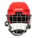 Hokejska čelada CCM Tacks 70 Combo Red Junior