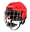 Hokejska čelada CCM Tacks 70 Combo Red Junior