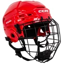 Hokejska čelada CCM Tacks 70 Combo Red  Senior