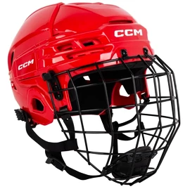 Hokejska čelada CCM Tacks 70 Combo Red Senior